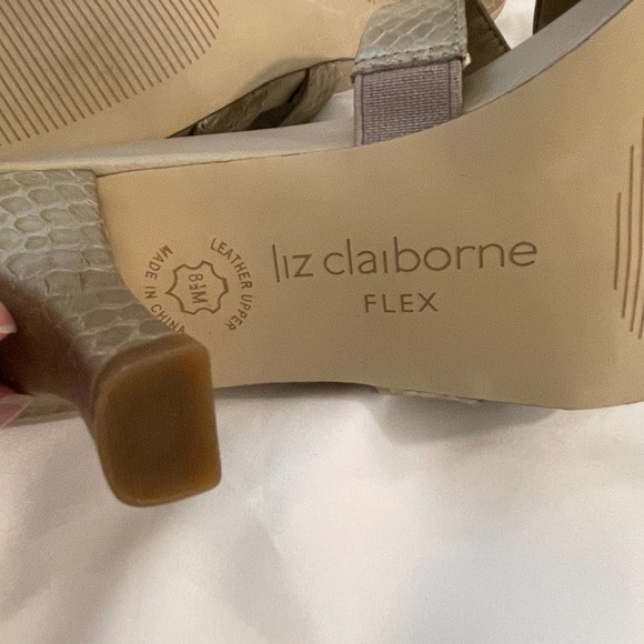 Liz Claiborne Flex ANDROS New Platinum Copperhead Size 8.5M - Picture 5 of 7